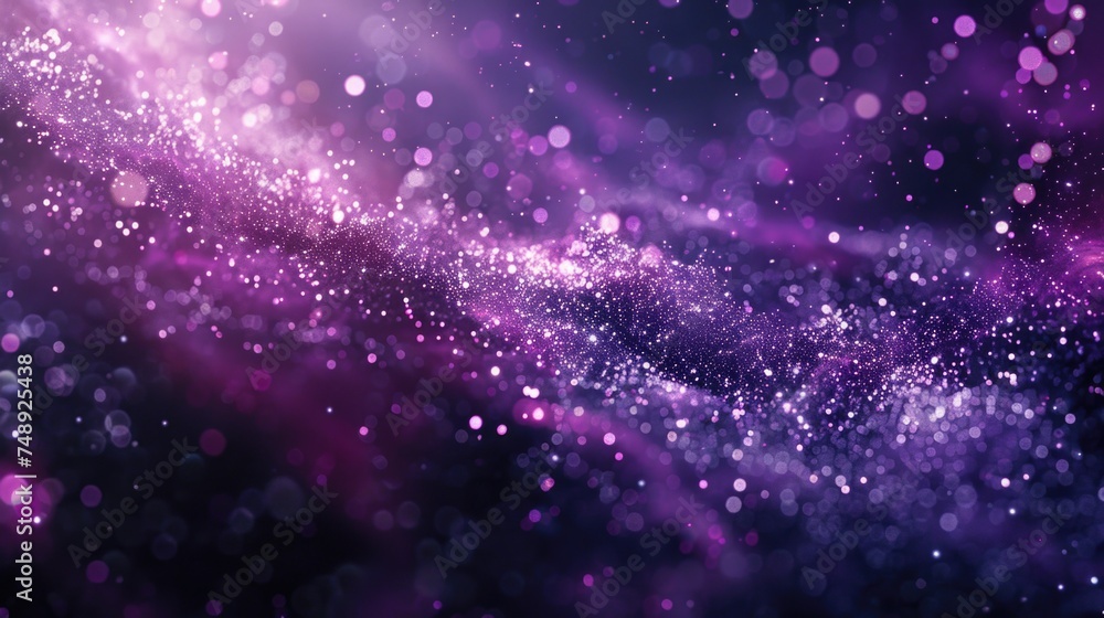 Poster a blurry image of a purple and black background. suitable for various design projects