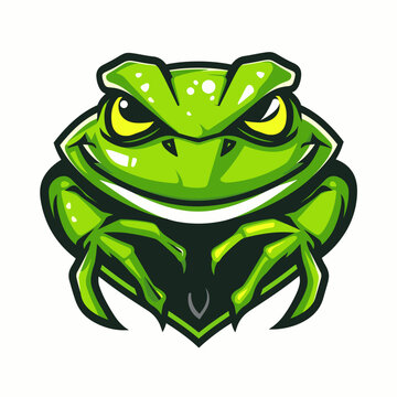 Frog esport vector logotype, logo frog, icon frog, sticker frog, symbol frog, emblem frog, toad, reptile