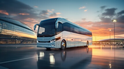 Modern Intercity Travel: Exploring Regions by Coach Bus