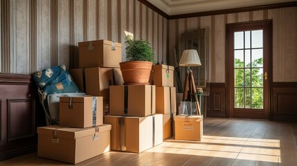 Smooth Moving Transition: Cardboard Boxes and Cleaning Essentials