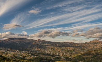 Molise, Italy. Spectacular autumn landscape