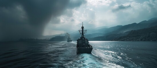 The Role of Heavily Armed Naval Ships. Protect and Maintain Shipping Lanes to ensure the safety of critical cargo and crew.generative AI