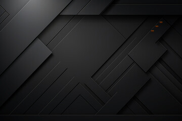 Dark gray color geometric dynamic background - obrazy, fototapety, plakaty