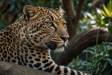 "Leopard Resting: World Wildlife Day"