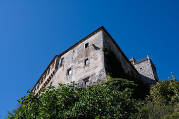 Pescolanciano, Molise. D’Alessandro Castle. View