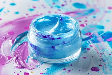 Face Skin care improvement skin care cream. Skincare beauty cosmetic products: lip balm, Beauty tips lotion, skincare Antioxidant protection eye gel, Mild cleanser serum and Restorative jar pot