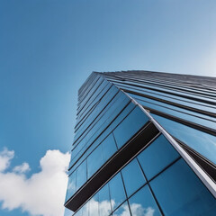 Obraz premium modern office building with sky