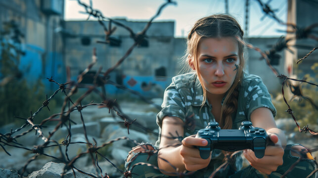 Youth Playing War Games, esports  