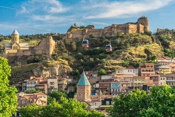 Obraz premium Panorama of the old town Tbilisi Georgia