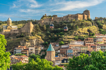 Panorama of the old town Tbilisi Georgia