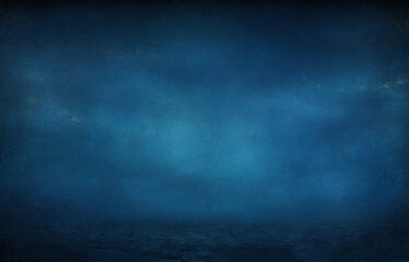 grunge background with effect, Dark sky night abstract vintage background. Color gradient. Light...