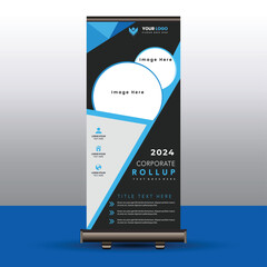 Naklejka premium Roll up template design Free Vectors PSD