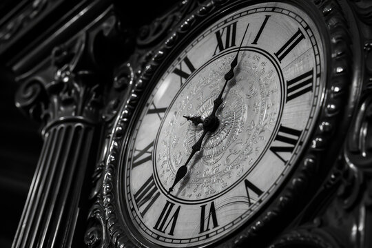 A clock with a tick and a tock