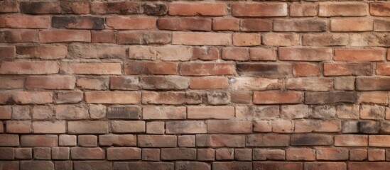 Obraz premium A brick wall devoid of mortar is shown in daylight, displaying the raw texture and construction of the bricks. This exposes the individual bricks without any binding material.