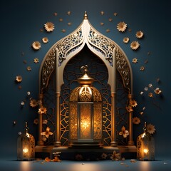 warm light against a backdrop symbolizing the arrival of the Islamic New Year