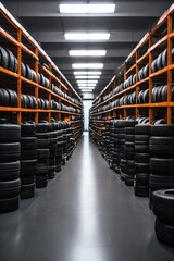 Storage of car tires