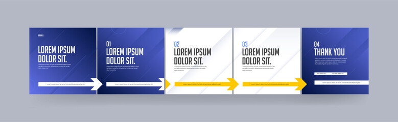 Minimal & clean editable LinkedIn and Instagram carousel post banner. Microblog Carousel post template for social media, tips, fitness, coach multiple purposes. © Effectmaster