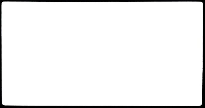 Clean 35mm film frame