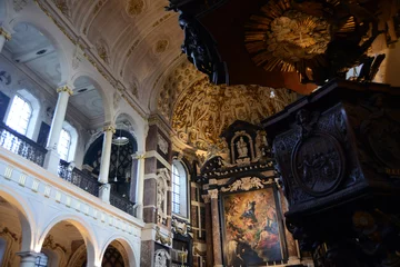 Poster Carolus Borromeus Church in Antwerp, Belgium © danieldefotograaf
