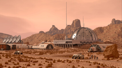 Mars Colony Base Camp - 748960408