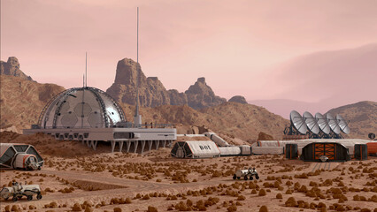 Mars Colony Base Camp - 748960413