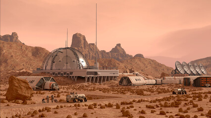 Mars Colony Base Camp - 748960415
