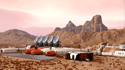 Mars Colony Base Camp - 748960416