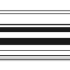 Black and white striped abstract background overlay. Motion effect. PNG graphic illustration with transparent background.