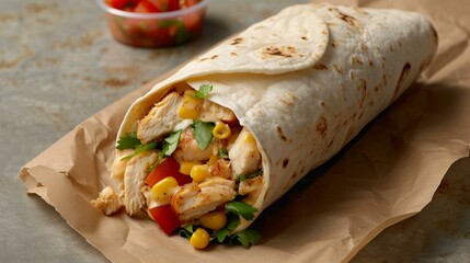 Chicken burrito 