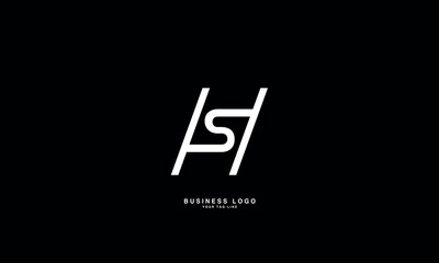 HS, SH, H, S, Abstract Letters Logo Monogram