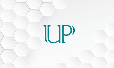 UP, PU, U, P, Abstract LETTERS Letters Logo Monogram