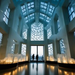 interior of a mosque