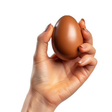 hand holding egg