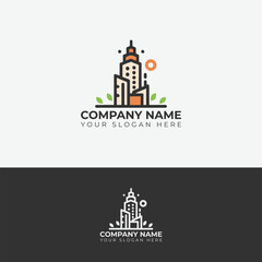 Luxury Home Real estate logo with logo concept