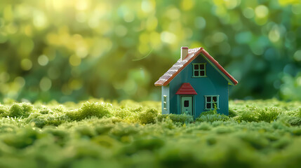 green home, house model