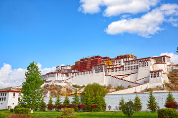 The Potala Palace in Lhasa, Tibet, China - 748982619