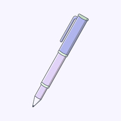 illustration of a pen