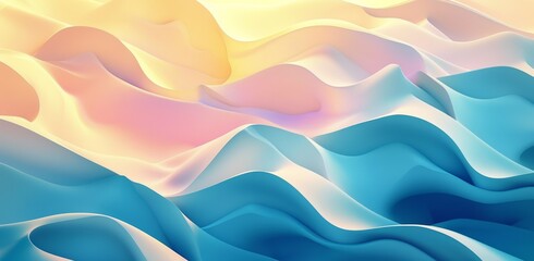Obraz premium the blue and yellow color palette is shown on an abstract background Generative AI