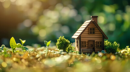 green home, house model