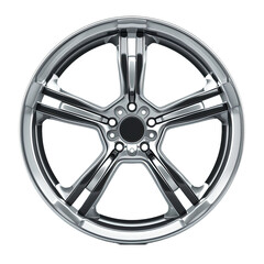 Obraz premium Car Wheel on transparent or white background