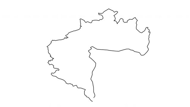 Animated sketch of Biskra map in Algeria
