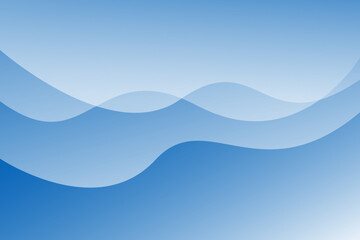Blue and white wave modern background for concept design. vector illustration