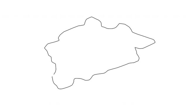 animated sketch map of Guelma in algeria