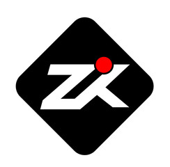 ZK brand monogram