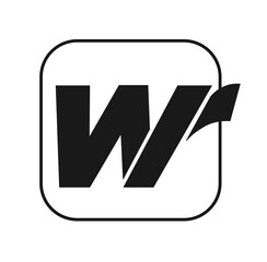 WR brand monogram