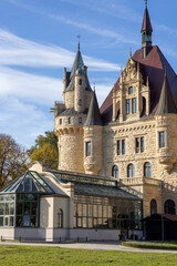 17th century Moszna Castle, historic castle and residence, Moszna, Opole, Poland