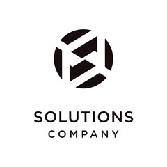 Circle Initial S logo design inspiration