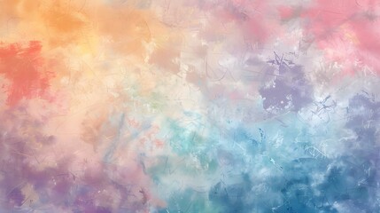 Fototapeta na wymiar Abstract Pastel Paint Strokes and Textures Background