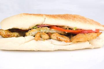 Golden Crunch: Delicious Chicken Milanese Sandwich