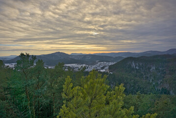 A viewpoint in the palatinate forest